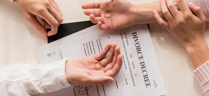 divorce papers